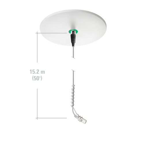 帶Dant網(wǎng)絡輸出電源模組的電容懸掛式話筒 ATND933a